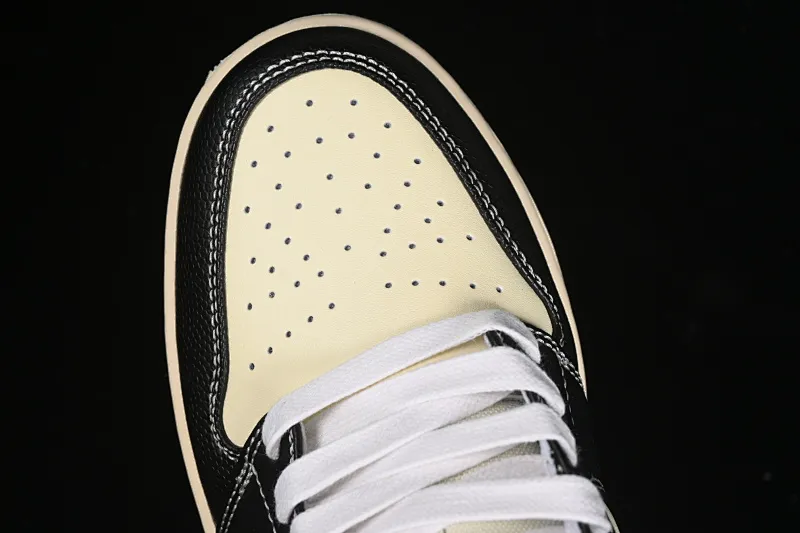 All categories Air Jordan Jordan series basketball shoes Air Jordan 1 Low Air Jordan 1 Low "Coconut Milk Black" AJ1 Joe 1 island style low-top cultural basketball shoes HQ3437-101